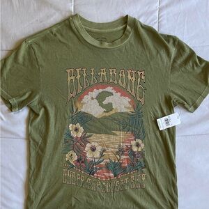 NEW WITH TAGS Billabong green graphic t-shirt